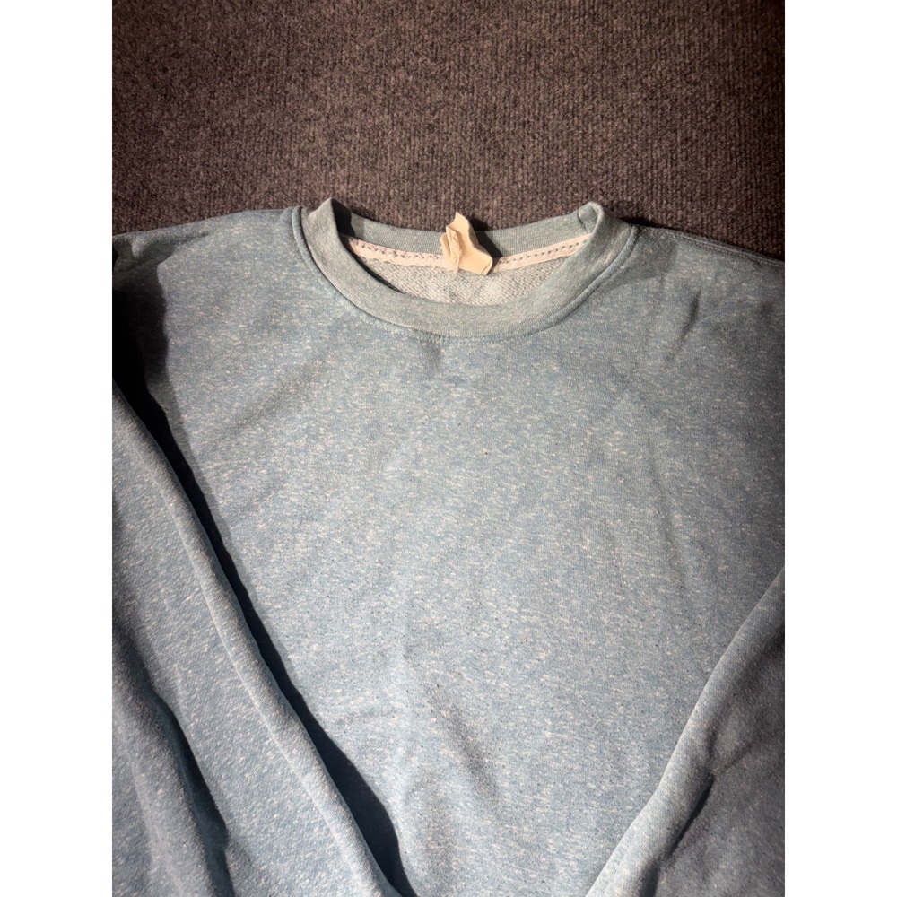 U.S. Vintage Sweatshirt Mens XL Blue Excellent Heathered Crewneck USW9397 - Picture 2 of 9